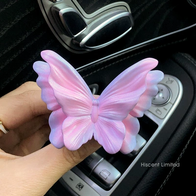 fragrance flower fragrance expansion stone – Car Perfume Aromatherapy - streamer-powder-butterfly-large