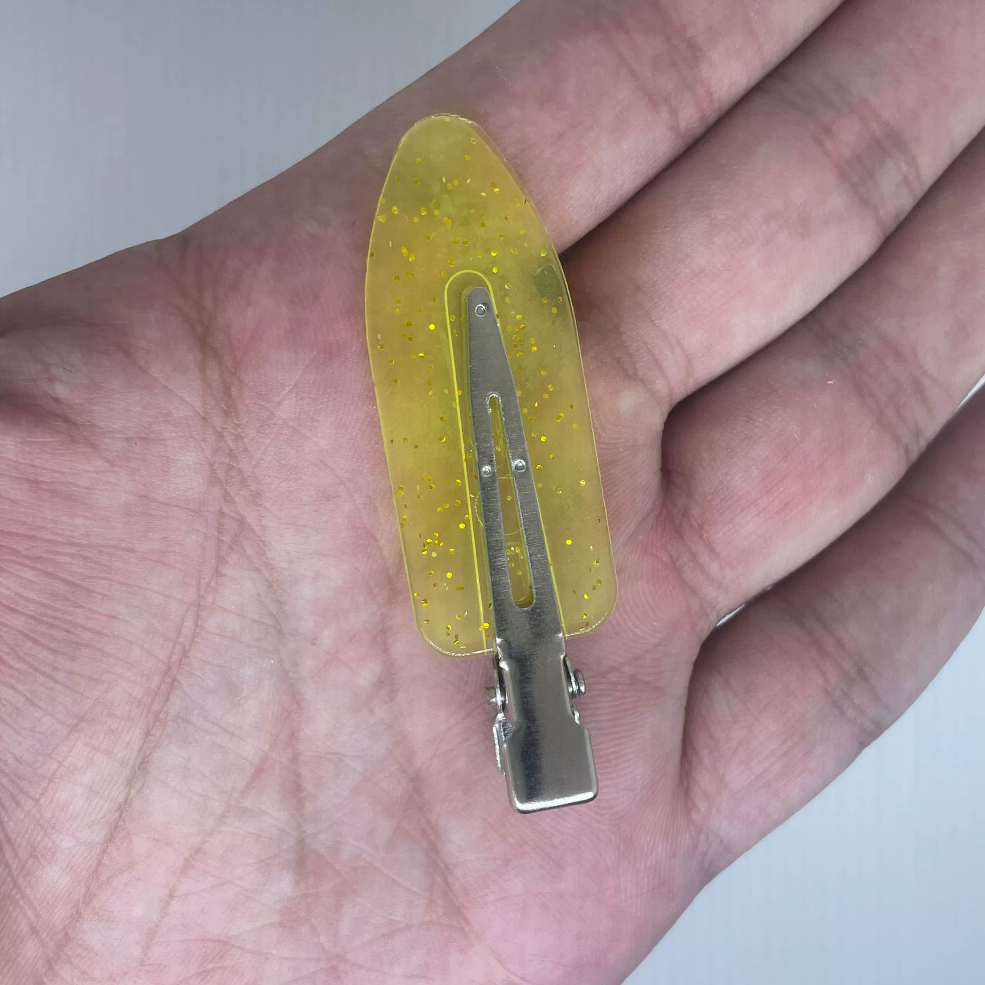 Заколка Hairgrip бесследная, пластик и железо, 59 × 18 мм, многоцветная
