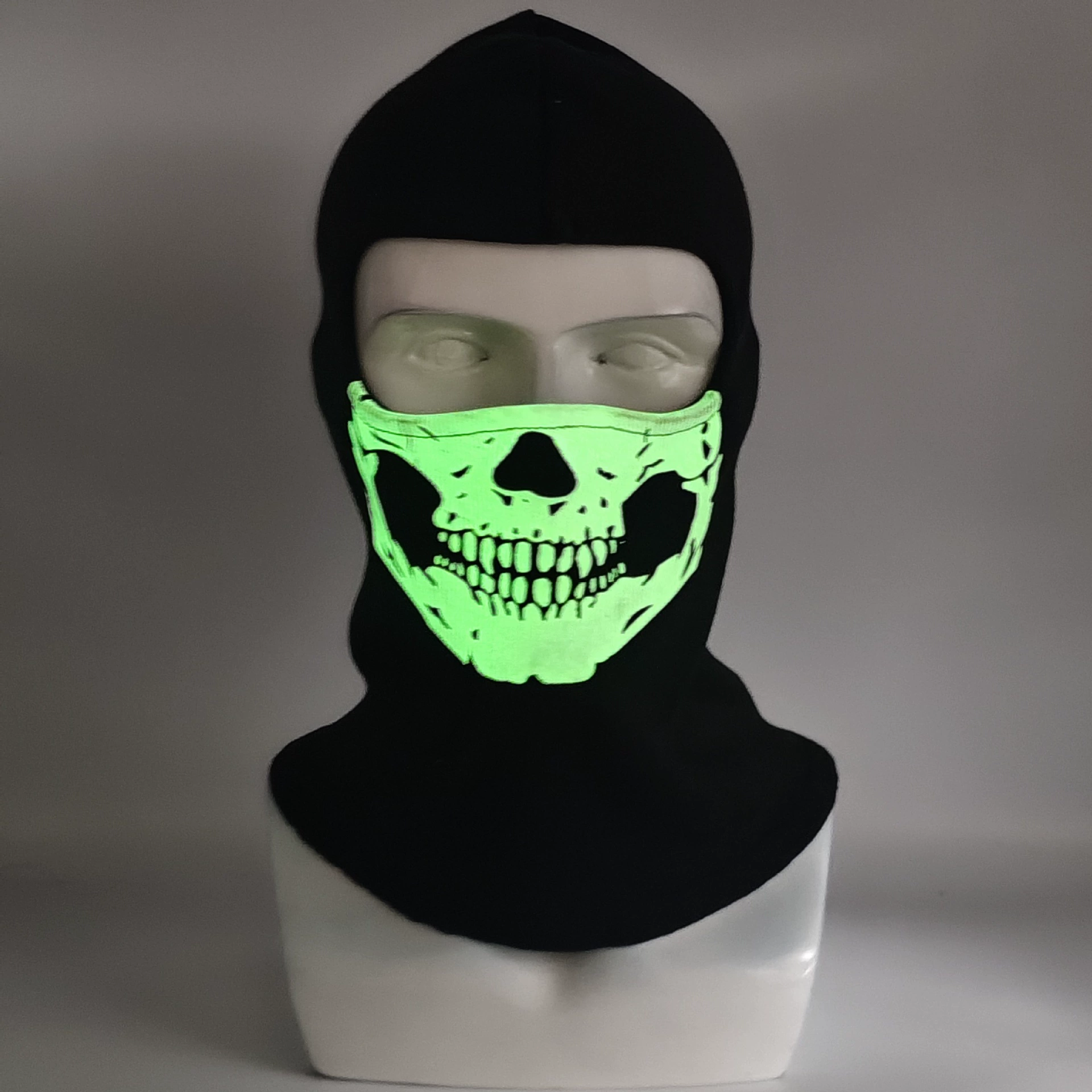 Светящаяся маска для велоспорта Call of Duty skull маска головной убор CS Deadpool периферийная теплая маска забавная на Хэллоуин