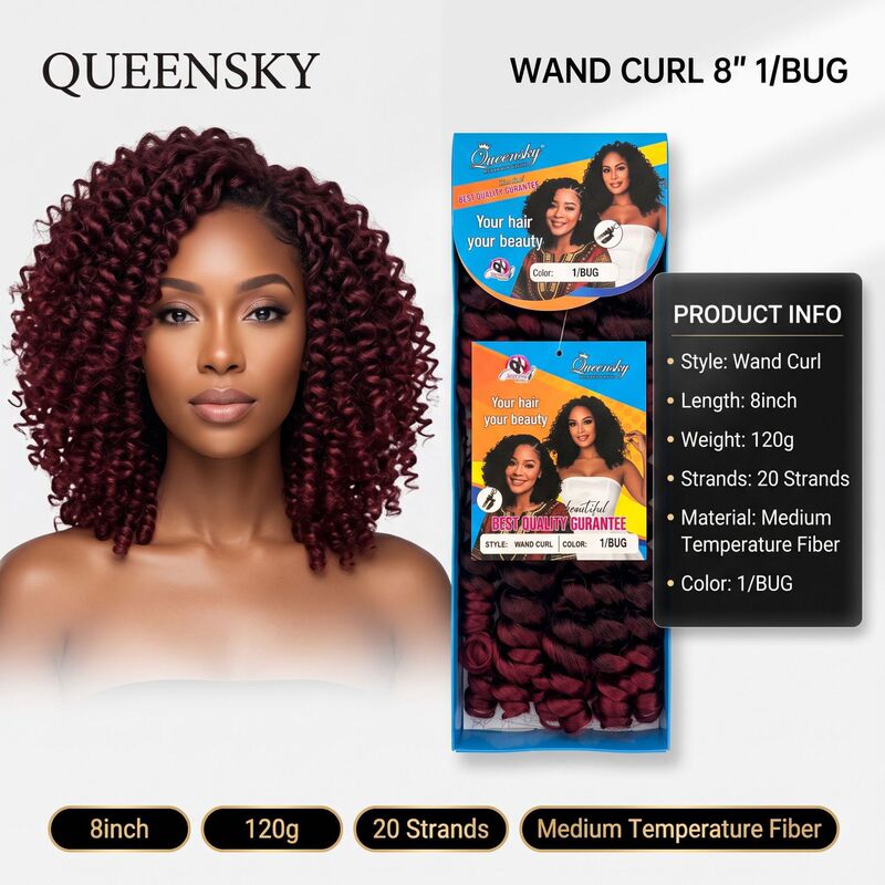 European and American small curly synthetic fiber wig factory wholesale, cross-border African WAND CURL short style fluffy small curly wig