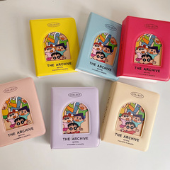 Crayon Shin-chan single grid card book, small card storage book, 3-inch photo album star chasing card book