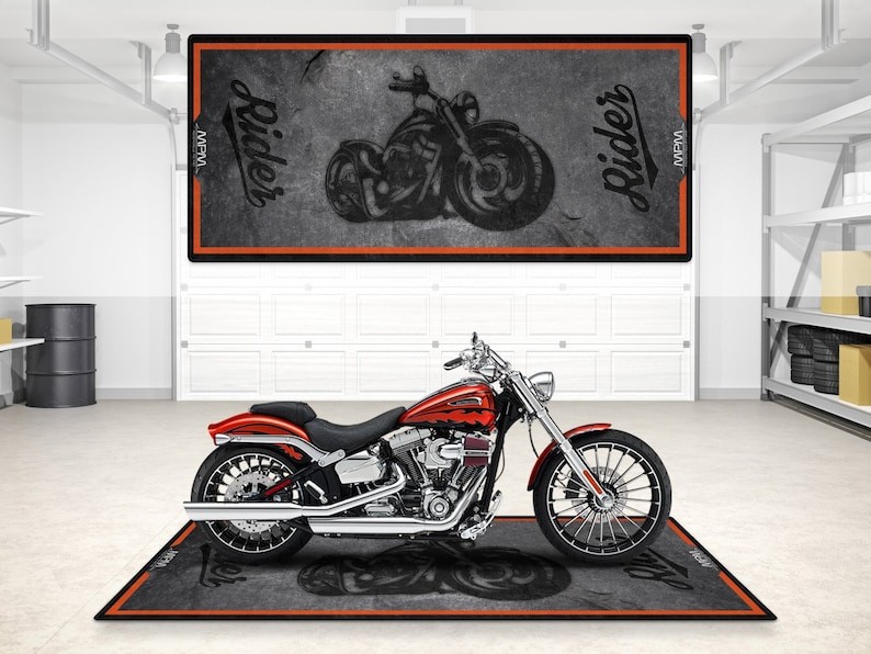 Cross-Border Motorcycle and Motorcycle Special Display Carpet Floor Mats Are Stain-Resistant and Easy to Care for Household Bedside Blankets Ready for Wholesale