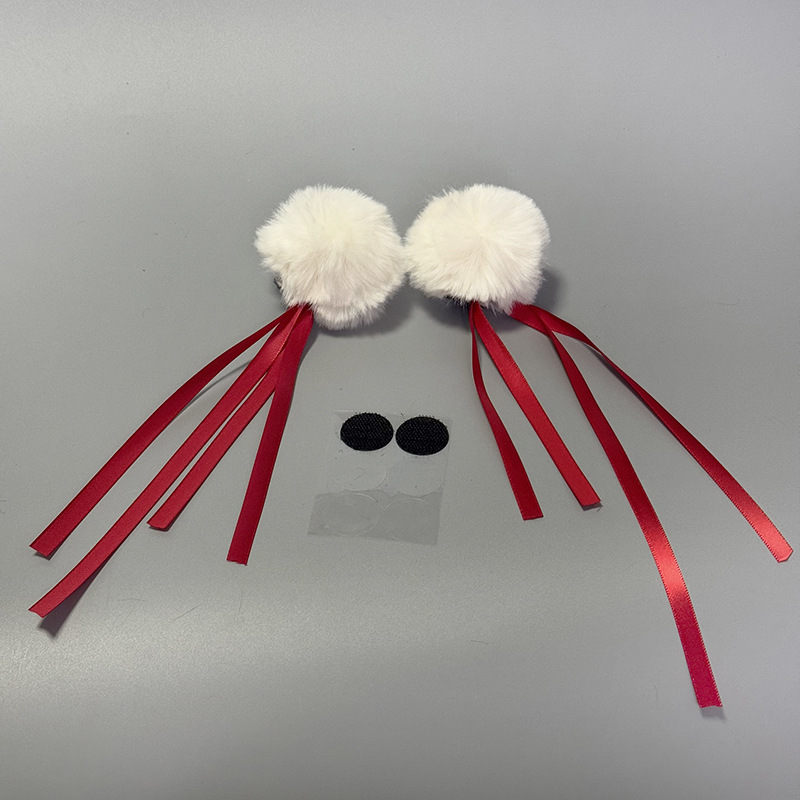 Nezha – Auto Parts and Accessories Helmet Decoration Bear - white