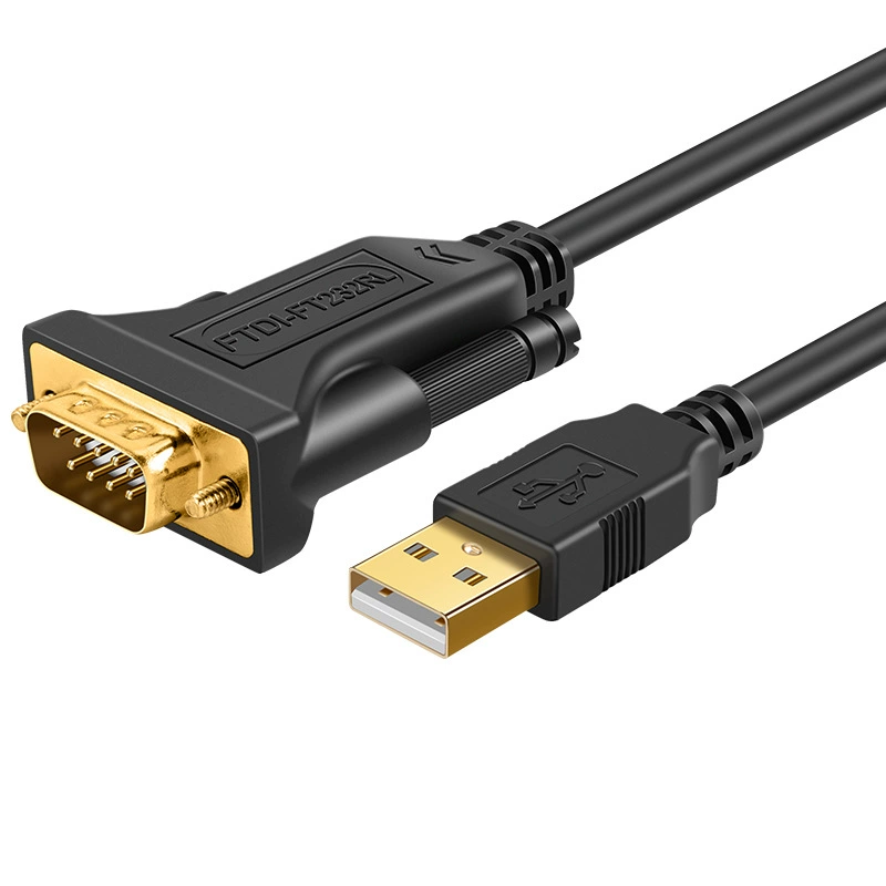 USB-переключатель порт RS232 кабель муж./муж., женский адаптер промышленного класса FTDI чип DB9 девять пины COM-порт