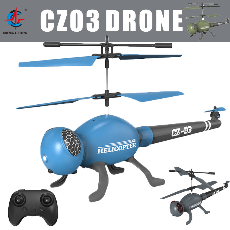 Cross-Border New Product Cz03 Black Ant Helicopter Remote Control Aircraft Mini Drone Long Endurance with Obstacle Avoidance Aircraft