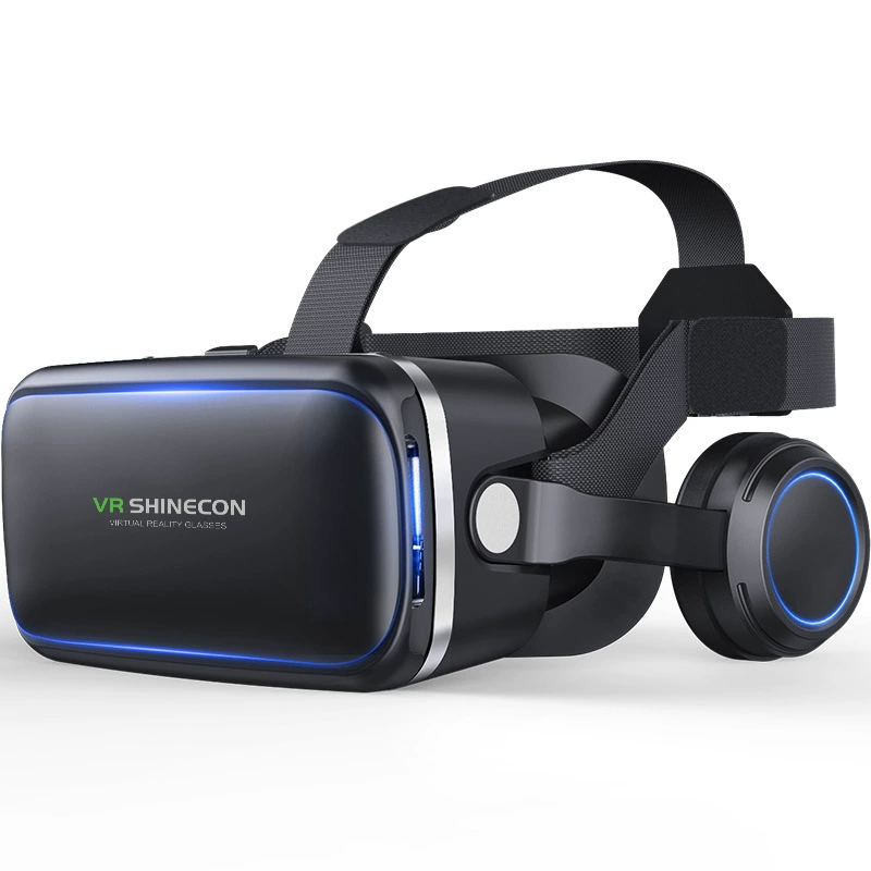 Очки VR с защитой от синего света 3D виртуальная реальность G04E с наушниками оптовая продажа панорамный шлем