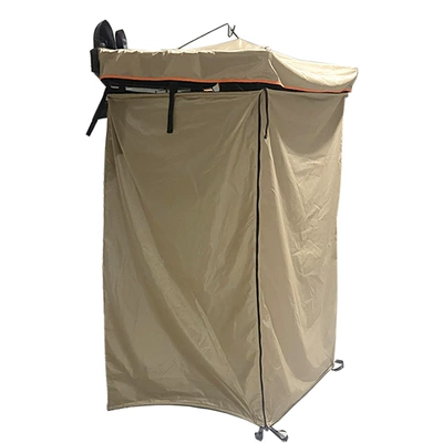 Avtomobil dam çadırları Portable Single-Person Thickened Warm - khaki-shower-tent-with-cover-1061313cm-85kg-single