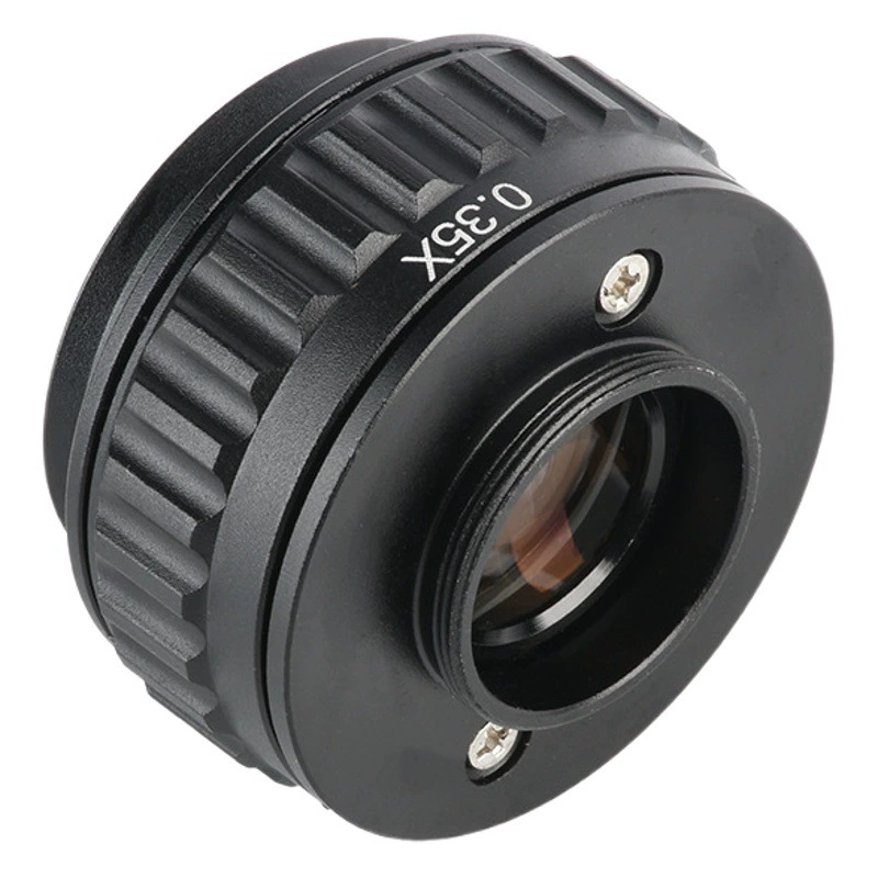 Оптовая продажа 1X/0.35X/0.5X HD трехкулярный стереоскопический микроскоп CTV интерфейс 25mm интерфейс установки камеры