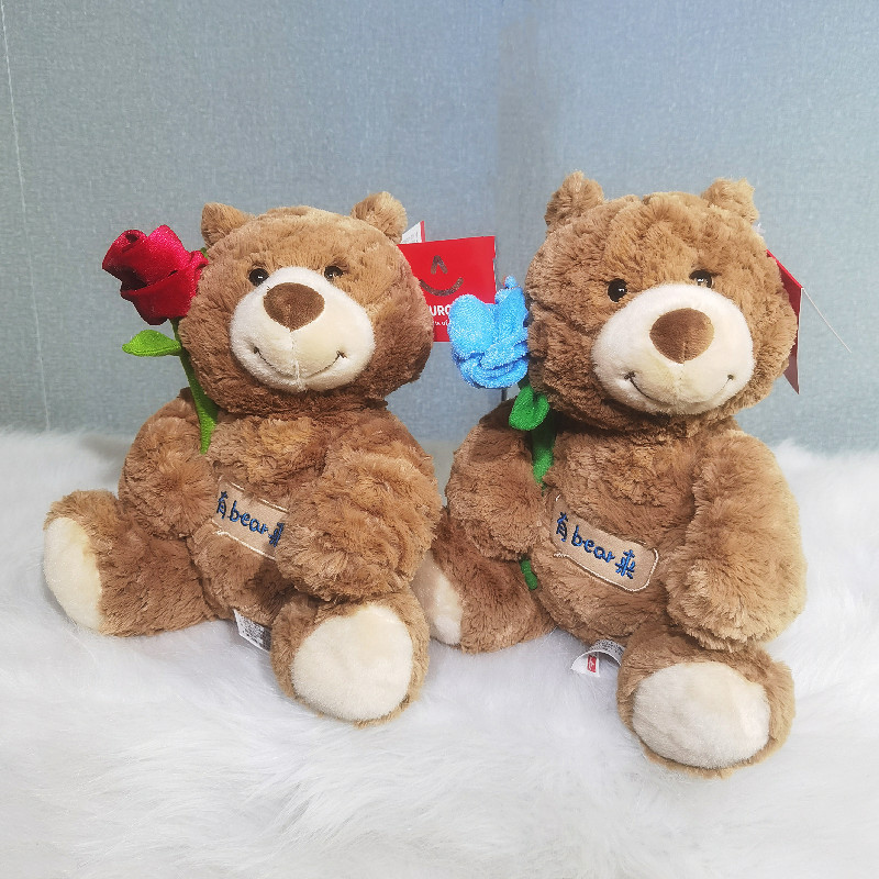 Cumpleaños oso muñeca oso juguete de peluche lindo oso de peluche garra máquina muñeca abrazo oso regalo de Navidad