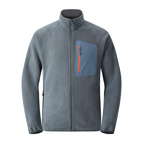 【Weight 390】Unisex lightweight fleece jacket, warm polar fleece lining, sports warm cardigan coat