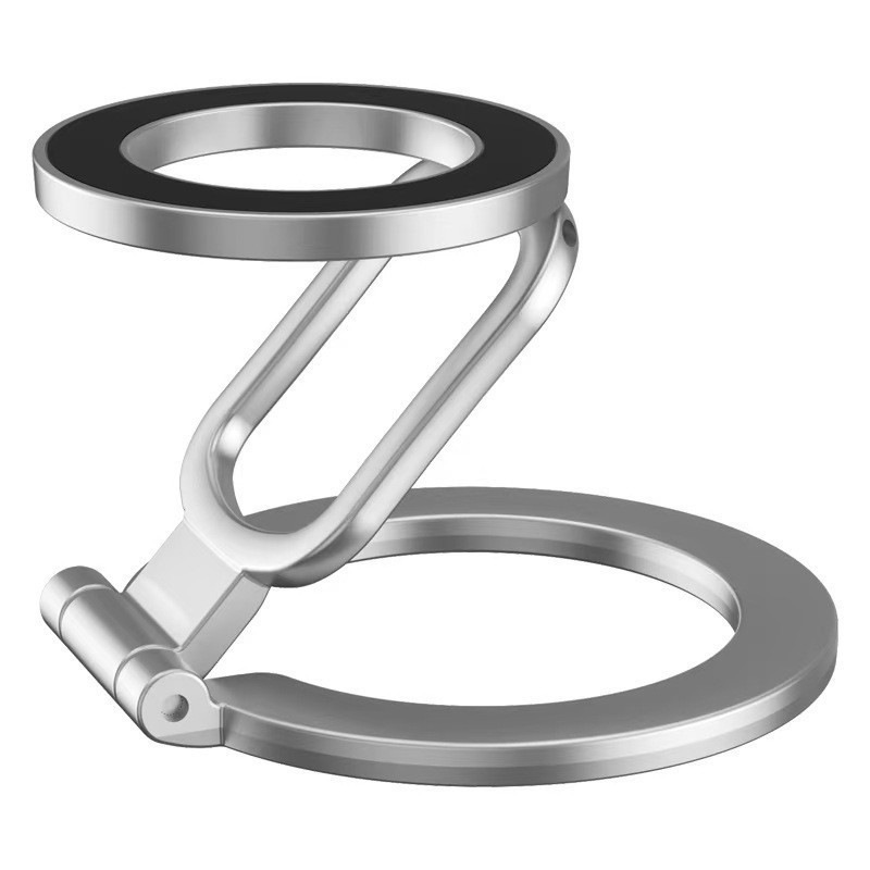 magsafe 양면 마그네틱 핸드폰 스탠드 다기능 반지고리 단추 데스크톱 스탠드 전금속 스탠드