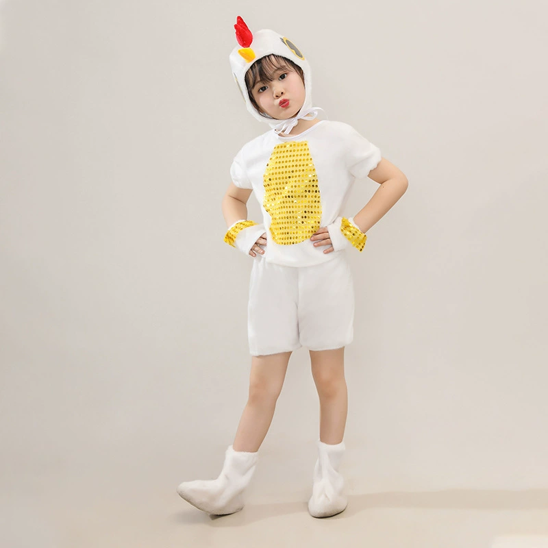 Детский костюм (B.Duck) дизайн утка и цыпленок, шляпа/ободок, размеры 110–160 см