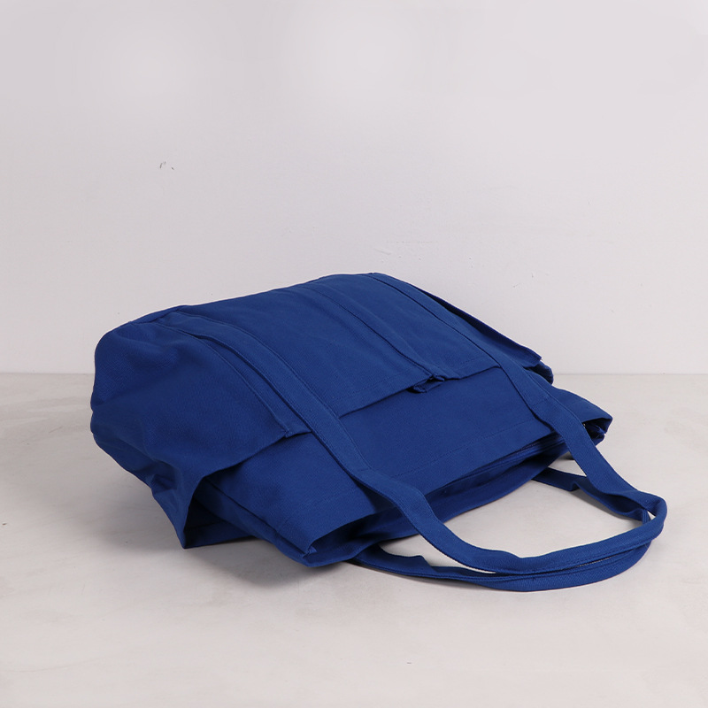 Tela casual bolsa de tela bolsa de viaje bolso de lona de color sólido simple gran capacidad deportes fitness bolso bolsa