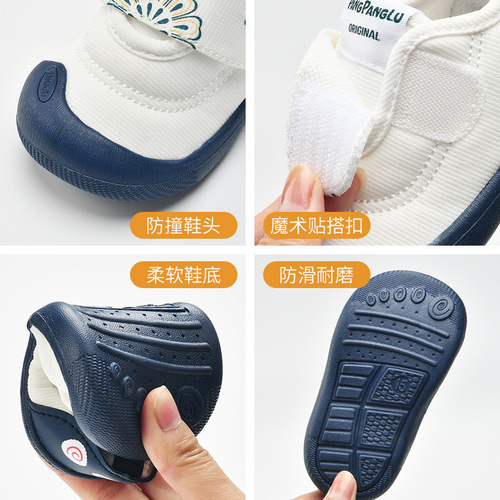 Toddler shoes for boys 0-1-3 years old 2 baby shoes spring and autumn soft sole non-slip breathable non-falling female baby shoes T