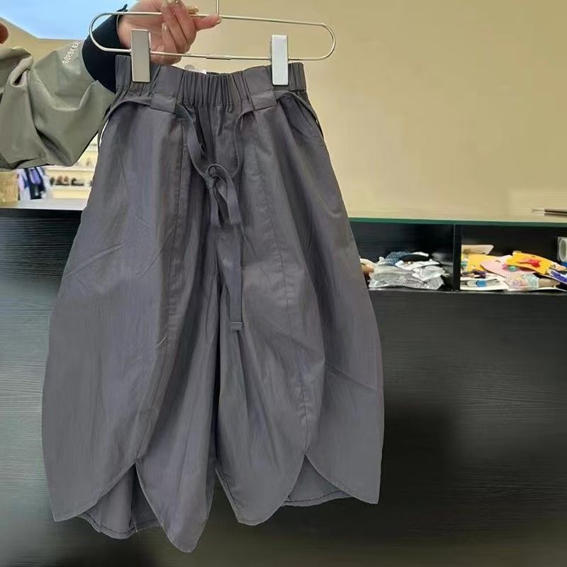 Children's Trendy Casual Pants for Girls, Summer Style, Stylish Harem Pants, Loose Lantern Pants for Boys and Girls