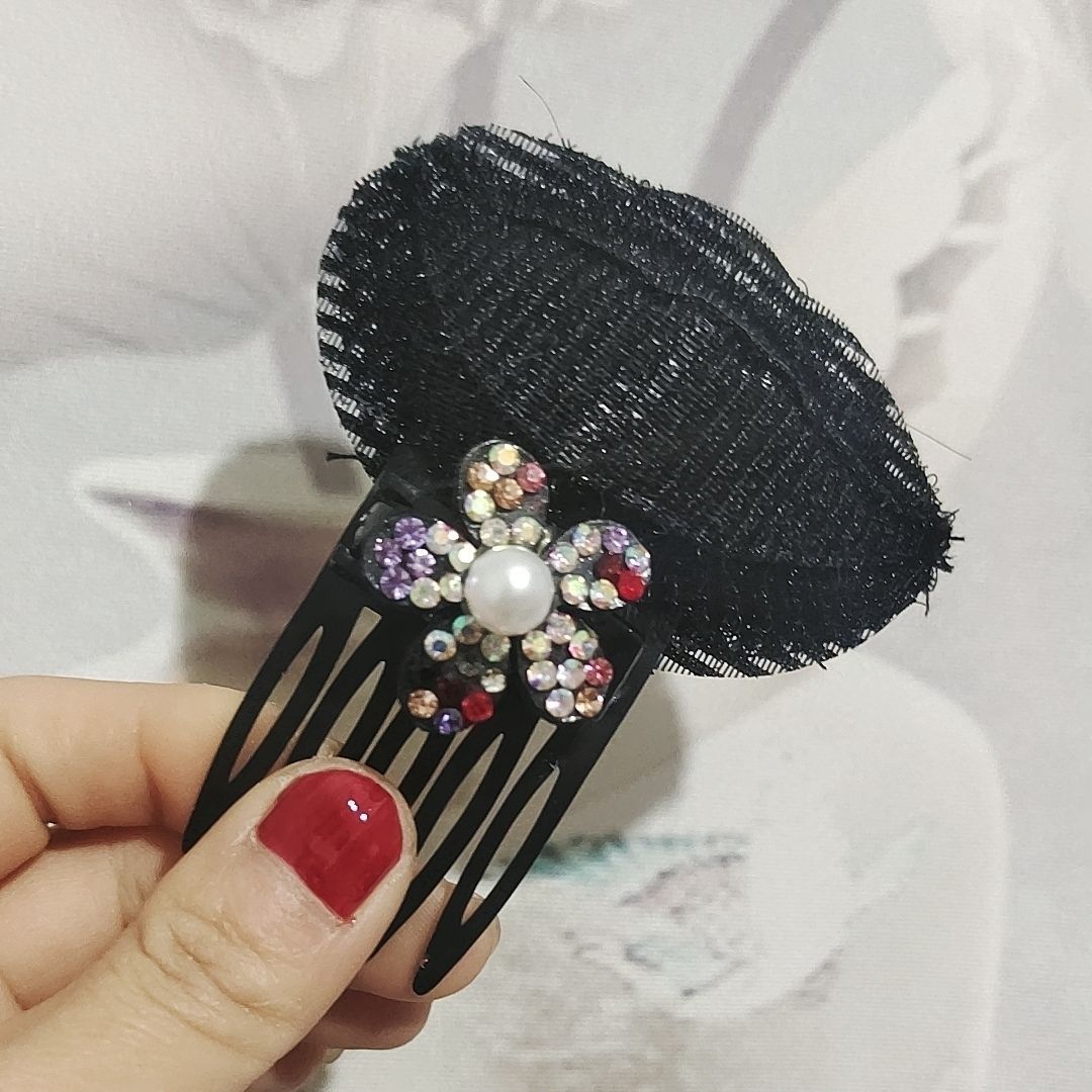 5 이빨 빗 꽃잎-혼합 색상 꽃