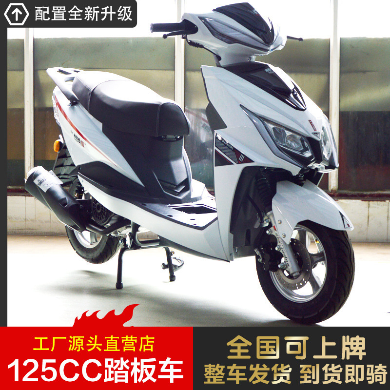 125Cc Scooter, Brand New, Meeting National Emission Standards, Fuel-Efficient, Wolf Model, Fuel-Assisted Vehicle, Can Be Registered