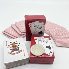 Cute Mini Finger Poker Cards Children's Card Deck Travel Tabletop Game Playing Cards Pocket Portable Poker Deck