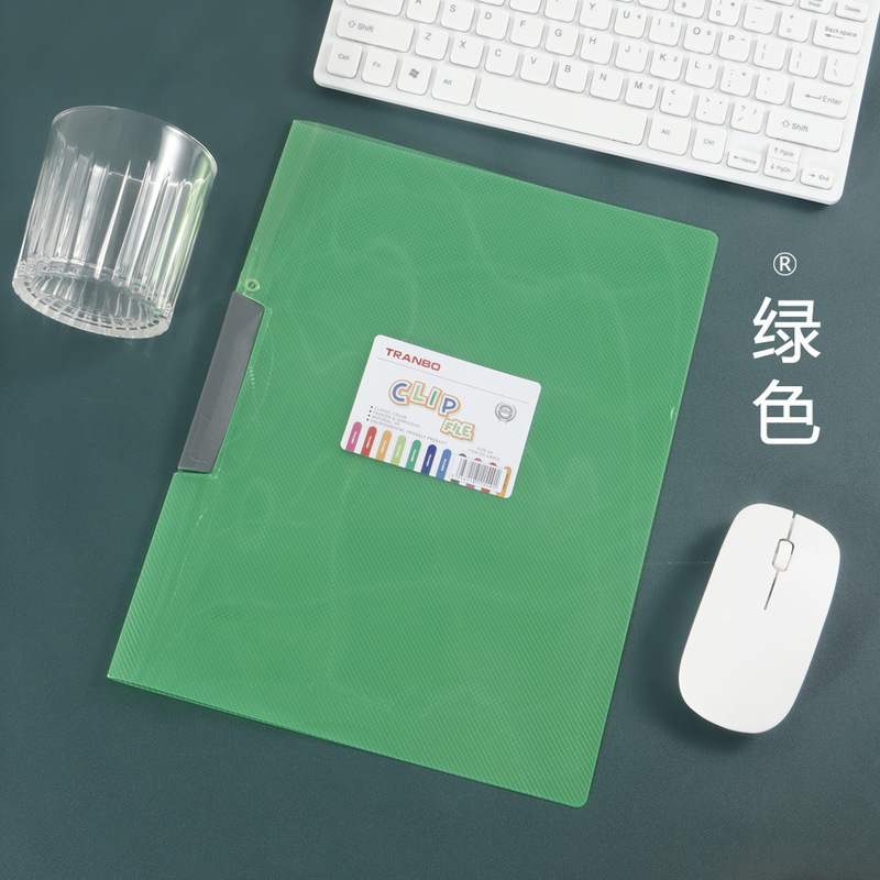 サイドボタン式回転ファイルA4大容量ファイル学生の答案資料収納クリップ現物|undefined