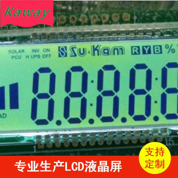 电表水表 TN屏配背光源  lcd液晶显示屏  12864lcd液晶屏 蓝模