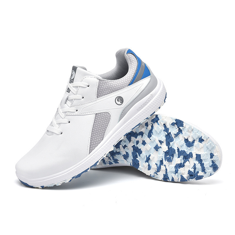 831 골프 신발 남성 신발 통기성 레이스 업 캐주얼 신발 고정 스터드 남성