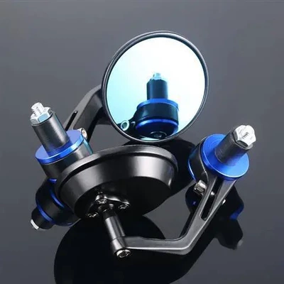 mirror rearview mirror reflector handle – Motorcycle rearview mirror - 5002-rearview-mirror-blue