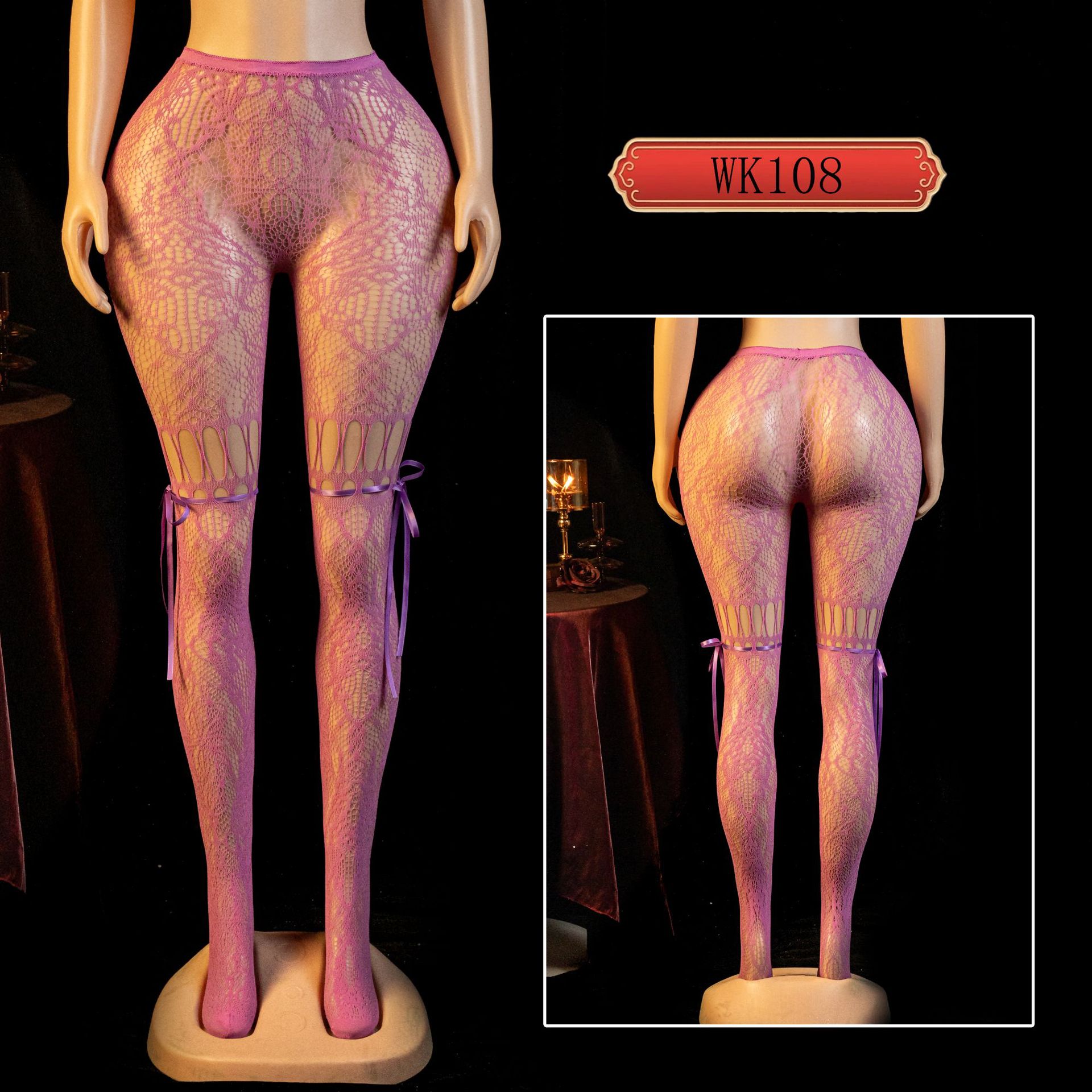 Yue mariposa europea y americana sexualidad transfronteriza ropa interior damas sexy temu pasión coqueteo leggings sexy panty calcetines WK image 44