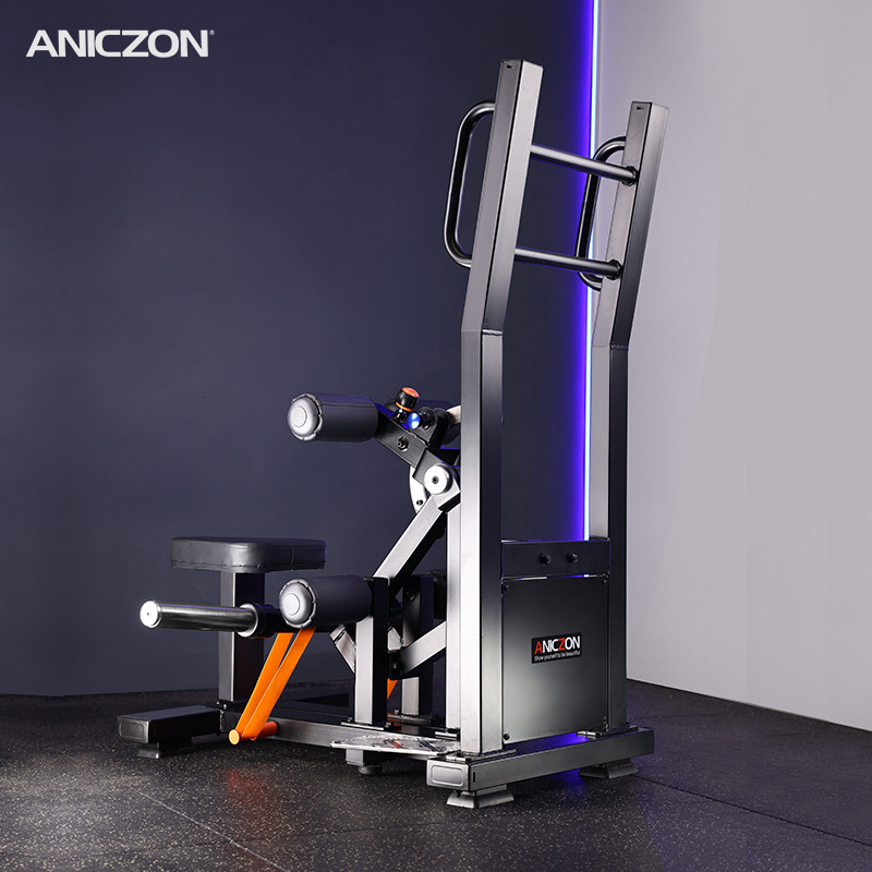 Empujador de cadera comercial entrenador de piernas entrenador de fuerza de extremidades inferiores entrenador de gimnasio de educación privada