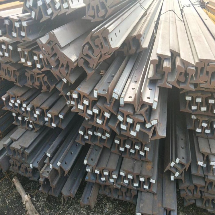 43kg再用轨6.25米二手旧道轨P50旧钢轨 型号齐全旧道轨再用轨