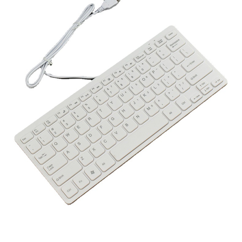 Teclado ultrafino neutro para ordenador portátil de sobremesa color chocolate K1000, mini teclado_voghion.com