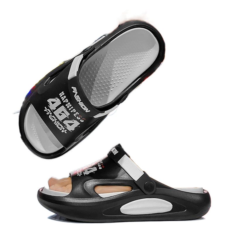 Zapatillas de hombre de comercio exterior de estilo explosivo transfronterizo, chanclas, antideslizantes, resistentes al desgaste y desodorantes, zapatos de playa de verano, estilo de alta apariencia