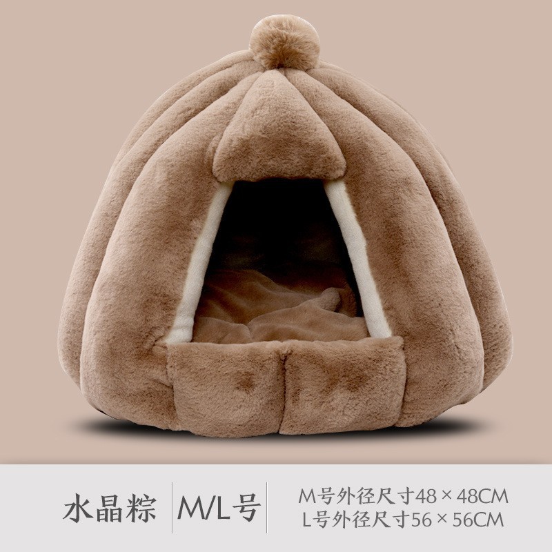 Venta al por mayor Four Seasons universal invierno cálido gran mascota gato sofá desmontable y lavable mascota perrera gato nido gato suministros