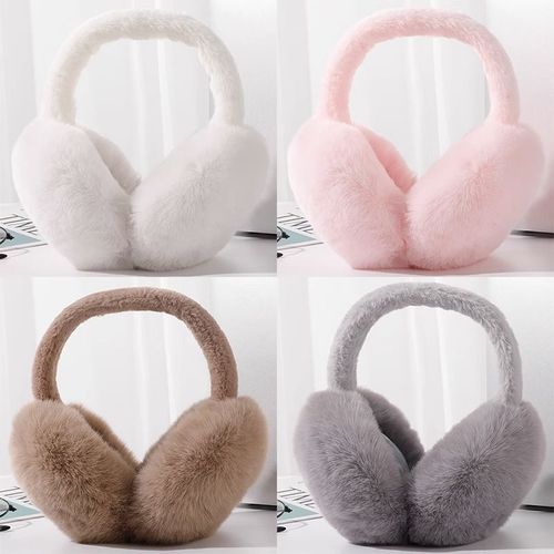 Foldable ear covers with trendy high fashion style, suitable for winter women cycling, anti-freeze, travel, warm, padded, thick ear warmers