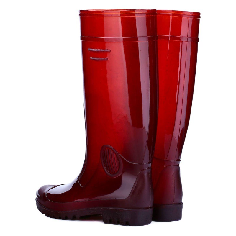 Высокотрубчатые нетканые непромокаемые ботинки, мужские утолщенные непромокаемые ботинки, резиновая обувь для защиты труда, нескользящая, устойчивая к кислотам и щелочам, производители водной обуви оптом