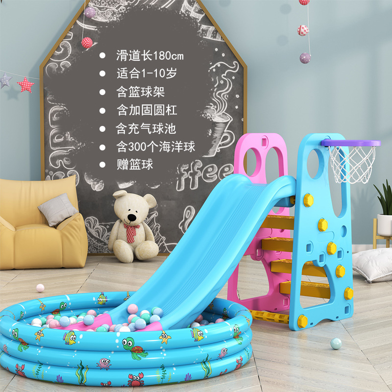 Juguetes de plástico engrosados para niños de 3 a 10 años pequeño hogar parque de atracciones interior hogar bebé bebé tobogán