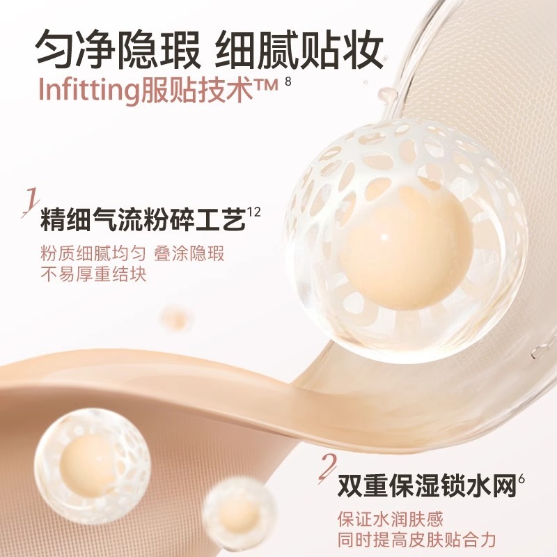 正規品 Youyi unny パウダークリーム センセーショナルエッセンスファンデーションクリーム メイク持続 防水コンシーラーファンデーションクリーム リキッドファンデーション エアクッションクリーム|undefined