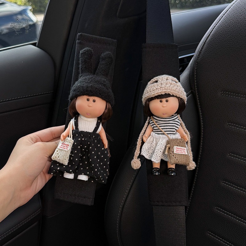 Potato Sister Car Seat Belt Shoulder Pads 2026 New Model Interior Safety Belt Decoration Anti-Wear Clothing Pair Cute