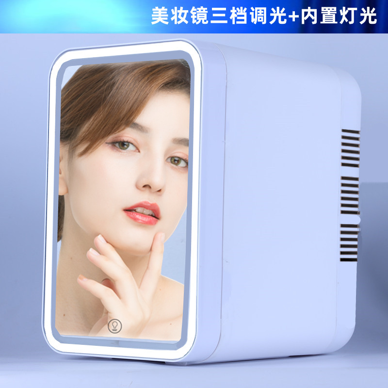 흰색 거울 + 내장 조명