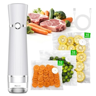 Amazon Cross-Border Handheld Vacuum Machine Portable Fast Charging Food Storage Bag Sealing Machine Electric Vacuum Pump