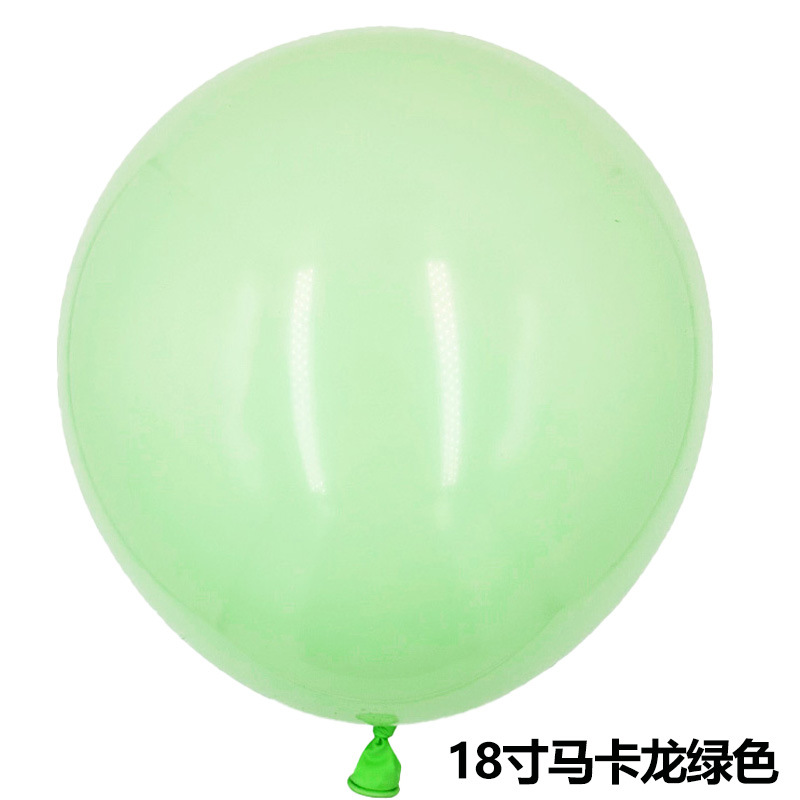 Globo de macarón al por mayor decoración escenario de diseño de confesión de boda espesa 18 pulgadas globo de látex