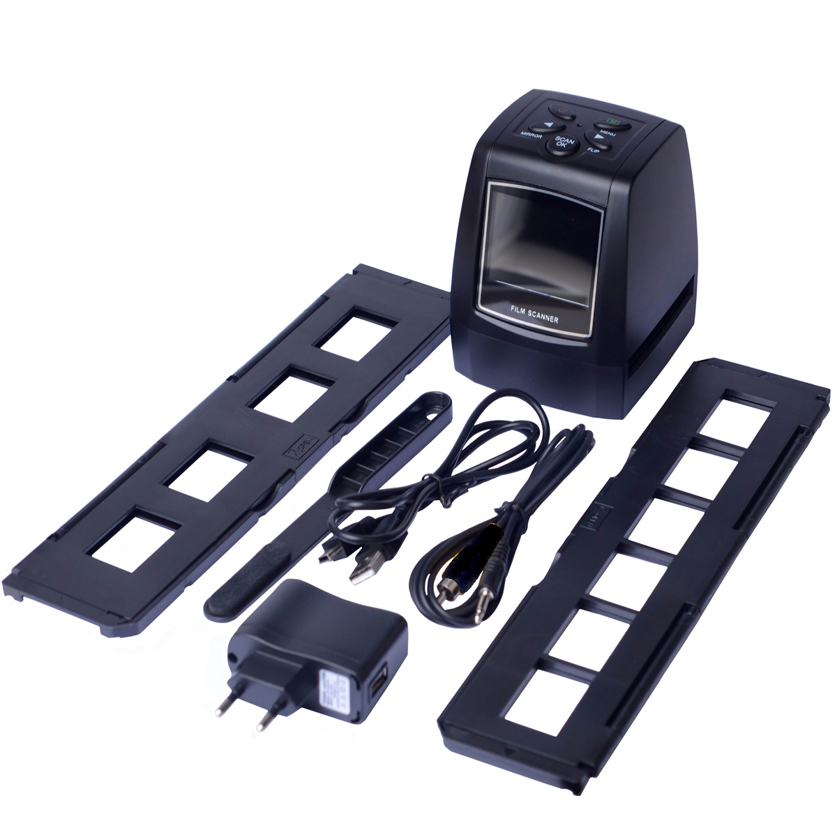 35/135mm escáner de película vieja película negativa escáner de diapositivas pantalla LCD de 2,36 pulgadas
