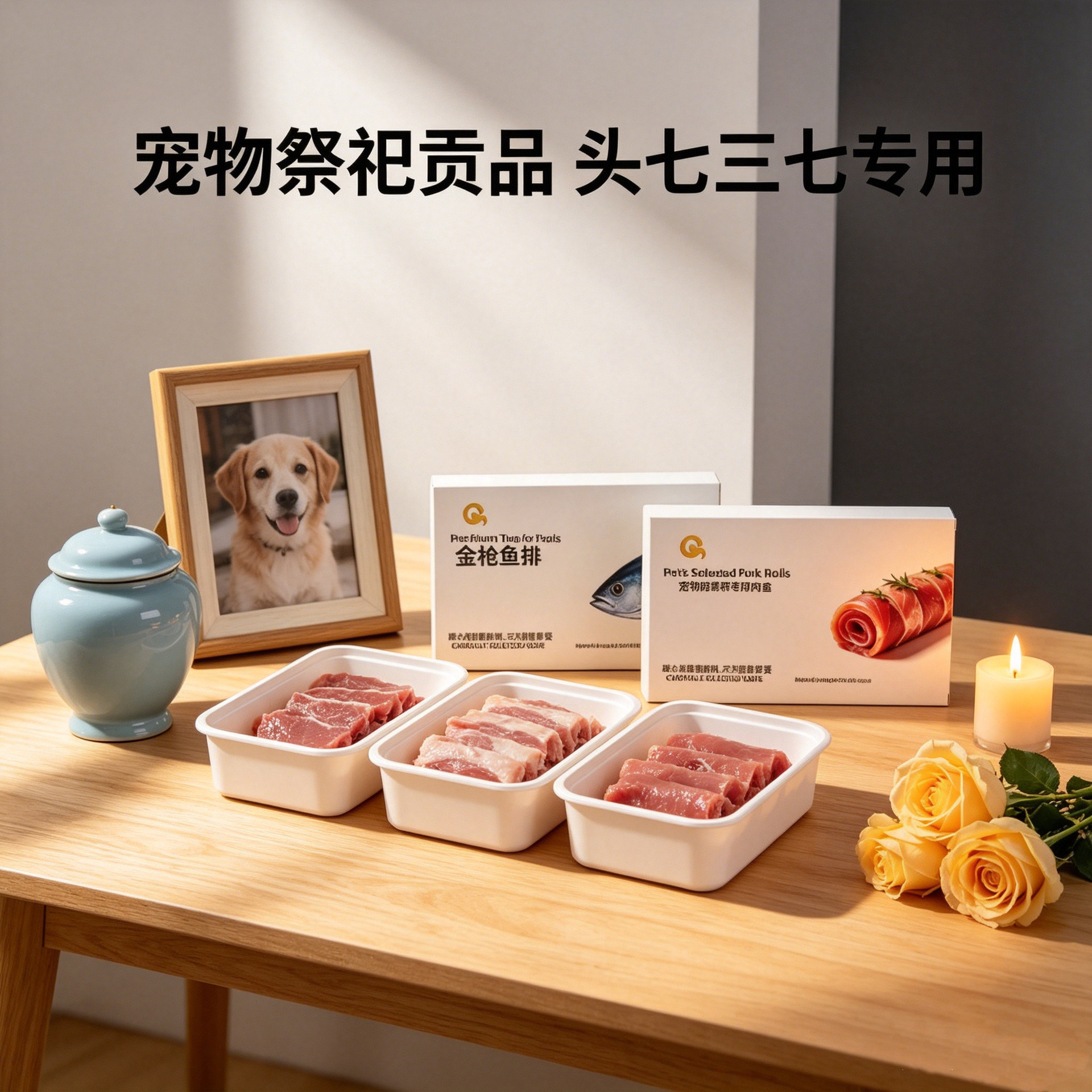 Caja de carne especial para sacrificio de mascotas, perros y gatos, conmemoración del siglo pasado, mascotas siete, papel quemado, mascotas, monedas espirituales, papel moneda