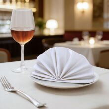 纯棉酒店餐布巾中西餐口布擦杯布酒店折花