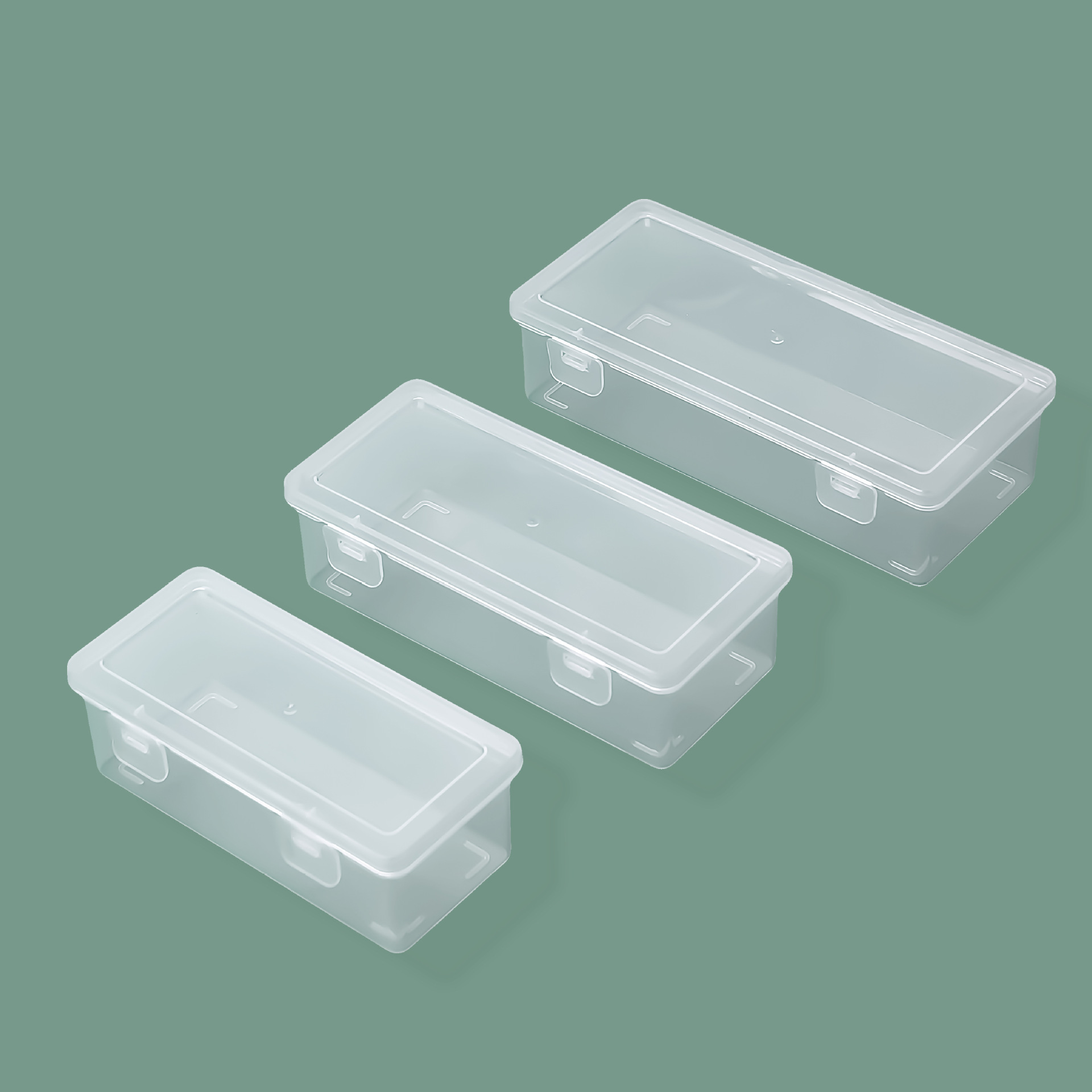 Transparent Plastic Box for Small Hardware Tools, Sample Packaging Box, Fishing Gear Parts, Display and Storage Box for Beads, Component Box