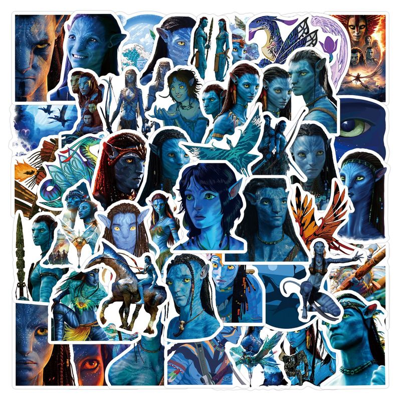 55 New Avatar Movie Graffiti Stickers for Decorating Scooters and Luggage, Cross-Border Sticker Manufacturer Wholesale 55 New Avatar Movie Graffiti Stickers for Decorating Scooters and Luggage, Cross-Border Sticker Manufacturer Wholesale