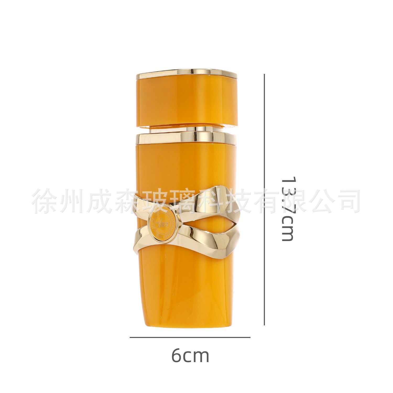 90ML 병 + 노즐 + 재킷, 주황색, 유리