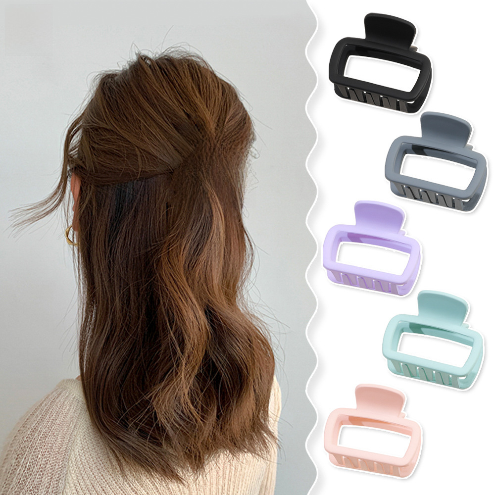 Qiyue New Hairpin Simple Joker Grab Clip Back Head Plate Hair Shark Clip Hair Grab Children's Hair Accessories Headwear Wholesale_voghion.com