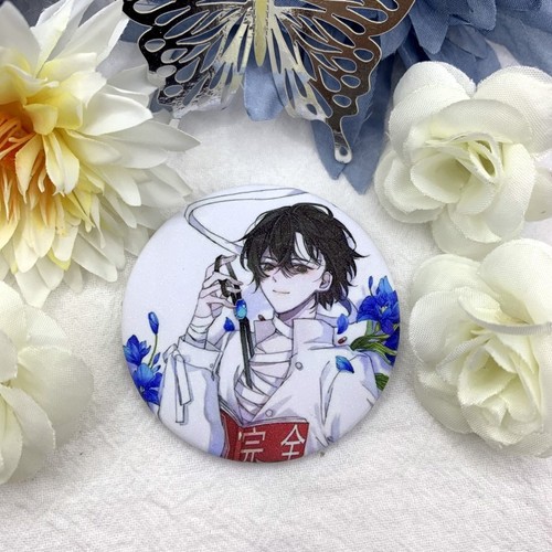 Bungou Stray Dog Badge Dazai Osamu Dazai Phone Case Keychain Medal Nakahara Chuuya Nakajima Atsushi