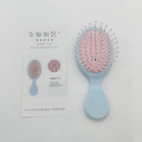 Compact Children's Air Cushion Comb, Small Mini Cute Kids Girls Korean Style Household Durable Massage Comb with Air Cushion