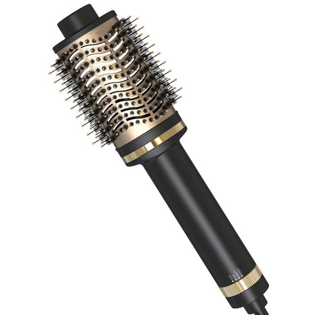 New Upgraded Hot Air Comb Multi-functional Hair Dryer Straight and Curled Dual-purpose Hair Straightening Comb Can Be Customized